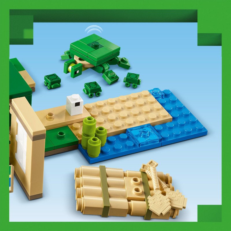 Konstruktorius LEGO Minecraft The Turtle Beach House 21254 - 6