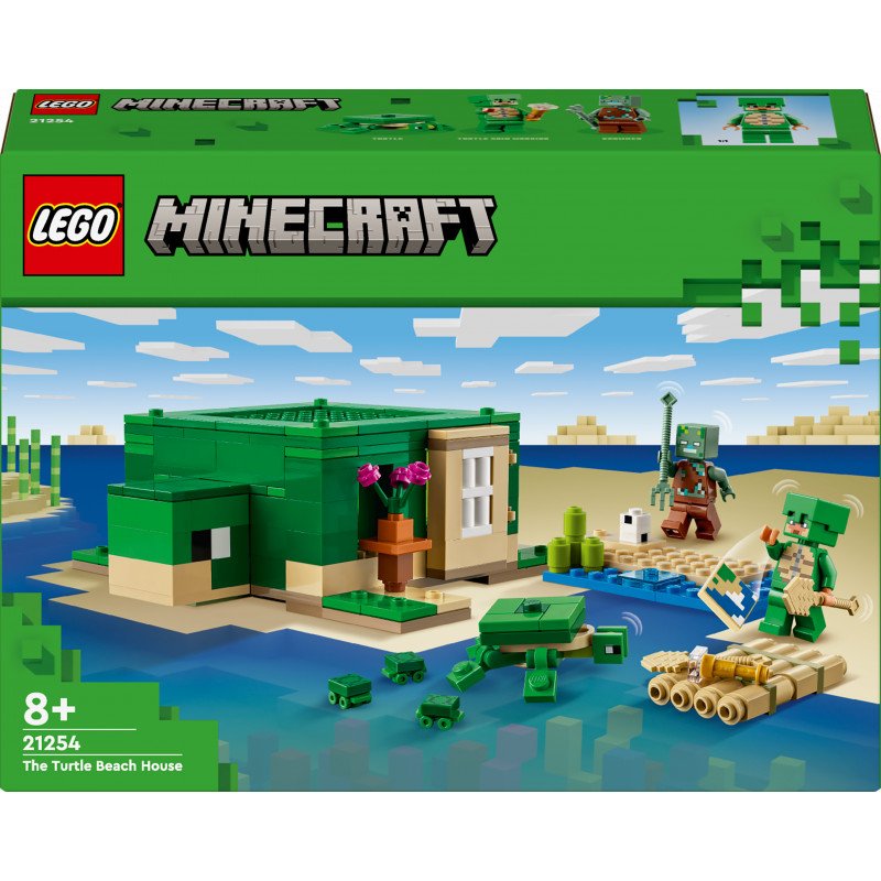 Konstruktorius LEGO Minecraft The Turtle Beach House 21254 - 1