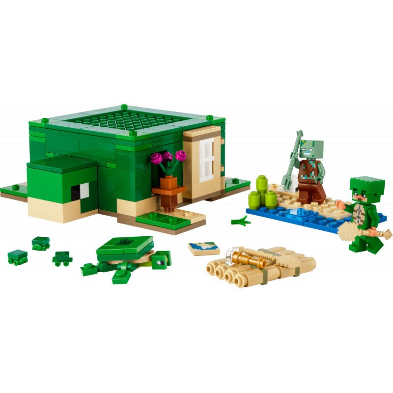 Konstruktorius LEGO Minecraft The Turtle Beach House 21254 - 3