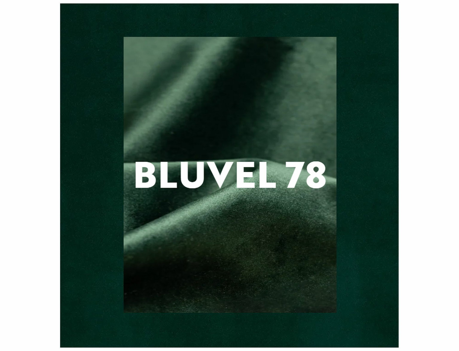 Kėdė AZALIA VELVET, juoda/žalia - 3