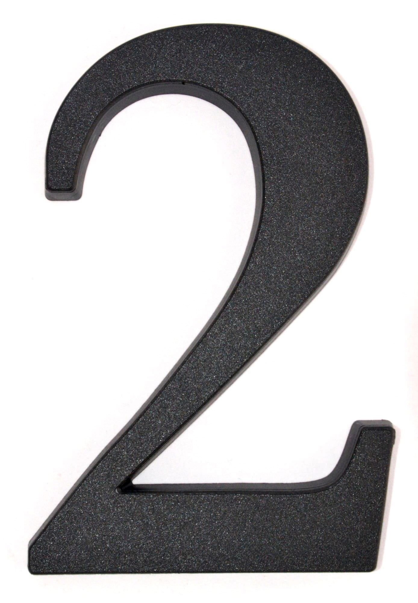 Buto numeris 2, 190 mm, plastikinis, juodos sp.-0