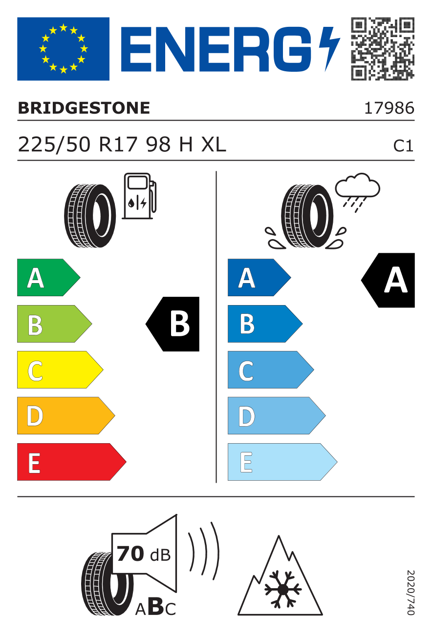 Bridgestone Blizzak LM005 225/50 R17 98 H - 2