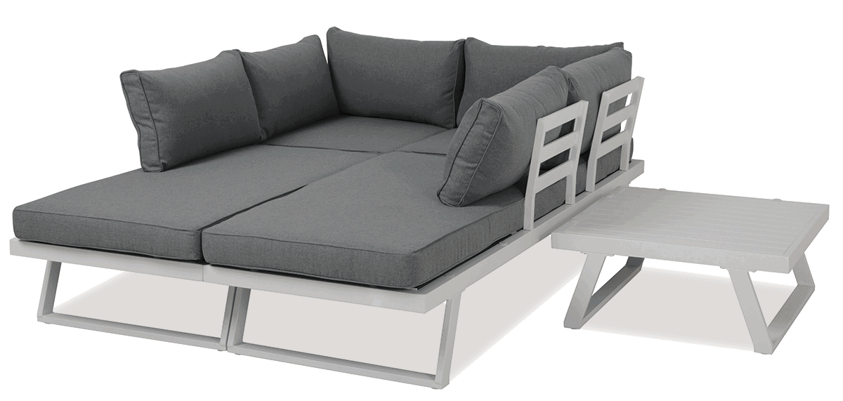Lauko baldų komplektas MIDWAY, White - 5