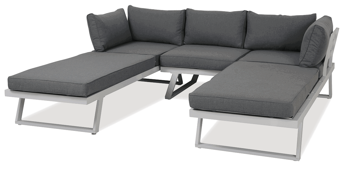 Lauko baldų komplektas MIDWAY, White - 7