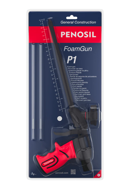 Montažinių putų pistoletas PENOSIL P1, 23 cm vamzdis, teflono danga-1