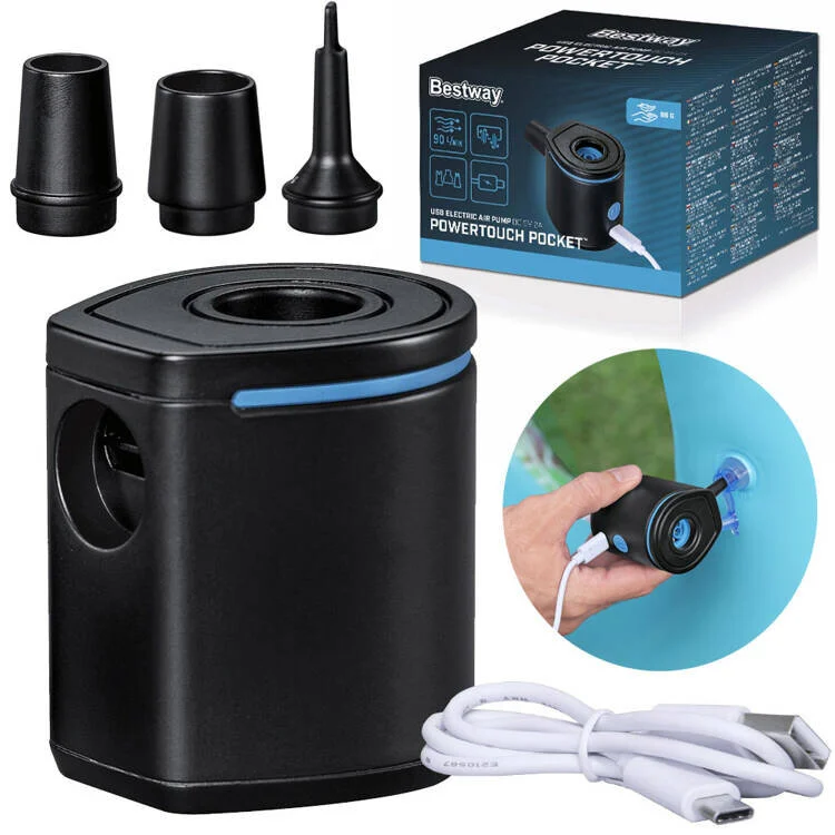 Elektrinis oro siurblys BESTWAY PowerTouch Pocket, 90 l/min-0