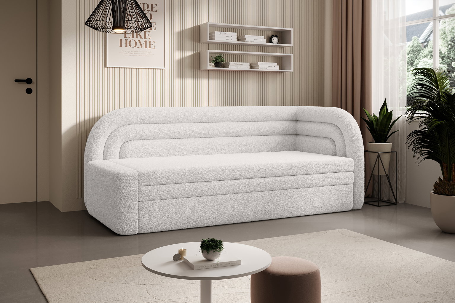 Sofa Fabillo D, balta - 4