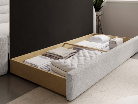 Sofa Fabillo D, balta - 8
