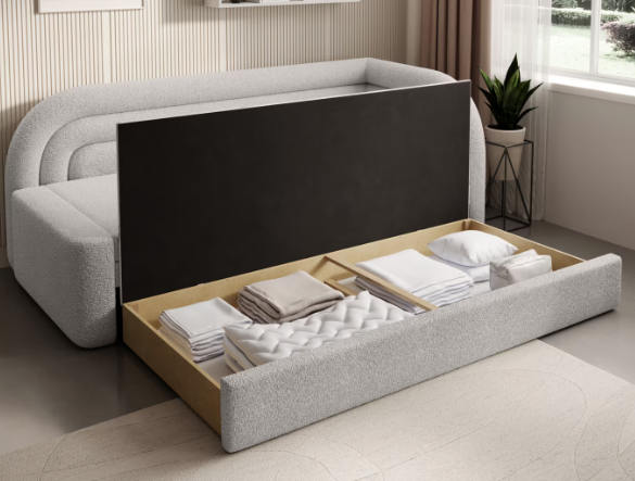 Sofa Fabillo D, balta - 7