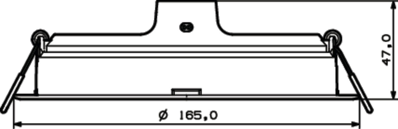 Įleidžiama LED panelė PHILIPS MESON, 17 W, 3000 K, 1600 lm, ø16,5 cm - 4