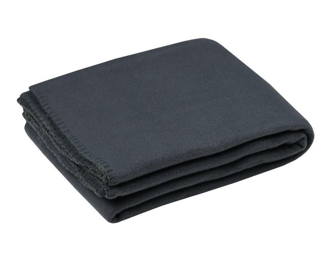 Pledas STOF CARLTON ANTHRACITE, 125 x 150 cm, 100% poliesterio-0