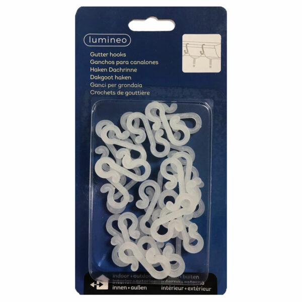 Plastikiniai kabliukai, 24 vnt.-0