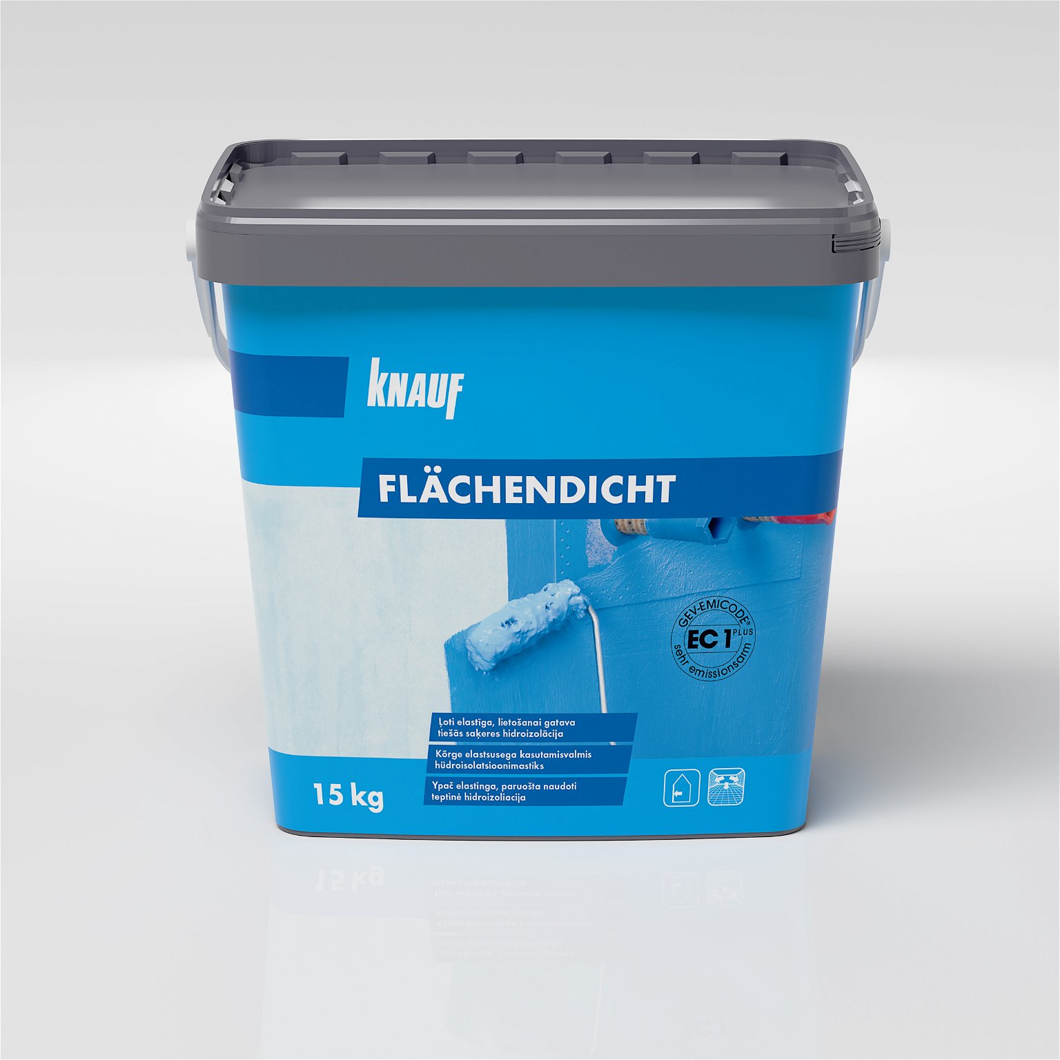 Hidroizoliacinė mastika KNAUF FLACHENDICHT, 15 kg