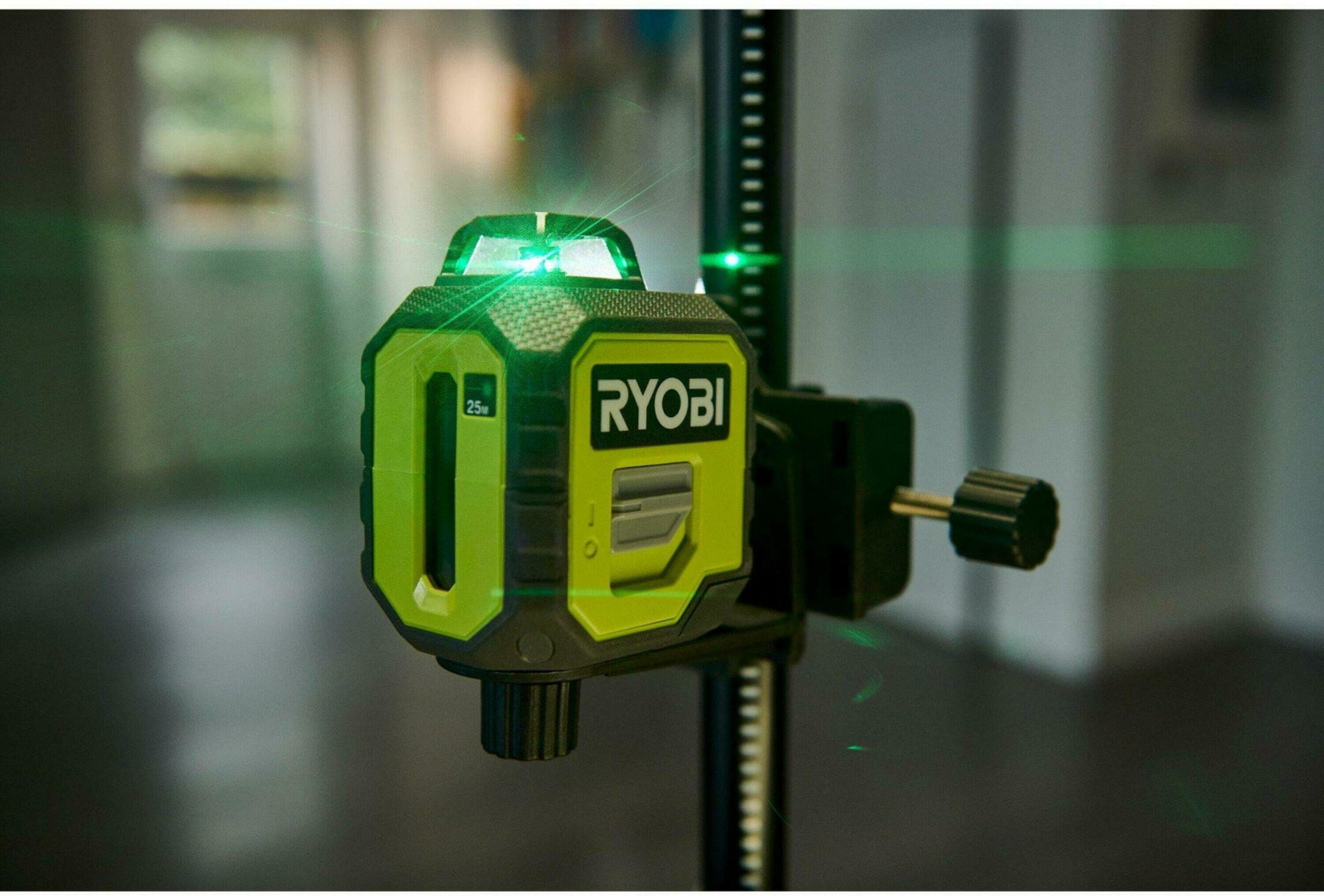 Lazerinis nivelyras 360˚ RYOBI RB360GLL, žalias - 3