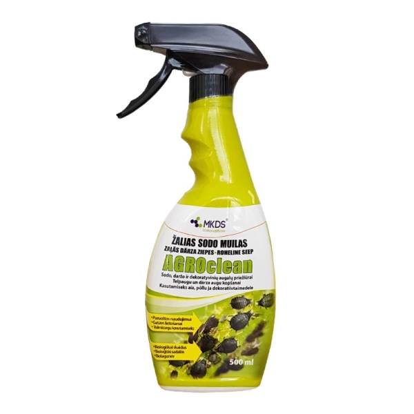 Žalias sodo muilas AGROclean, purškiamas, 500 ml-0