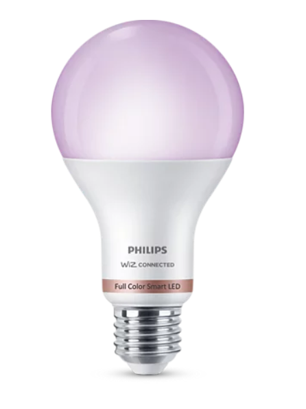 Išmanioji LED lemputė PHILIPS, E27, A67, 13W(=100W), 2200-6500K, 1521lm, RGB, SMART + WiFi-1