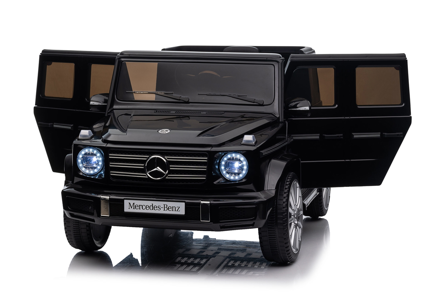 Vaikiškas elektromobilis "Mercedes G500", juodas - 7