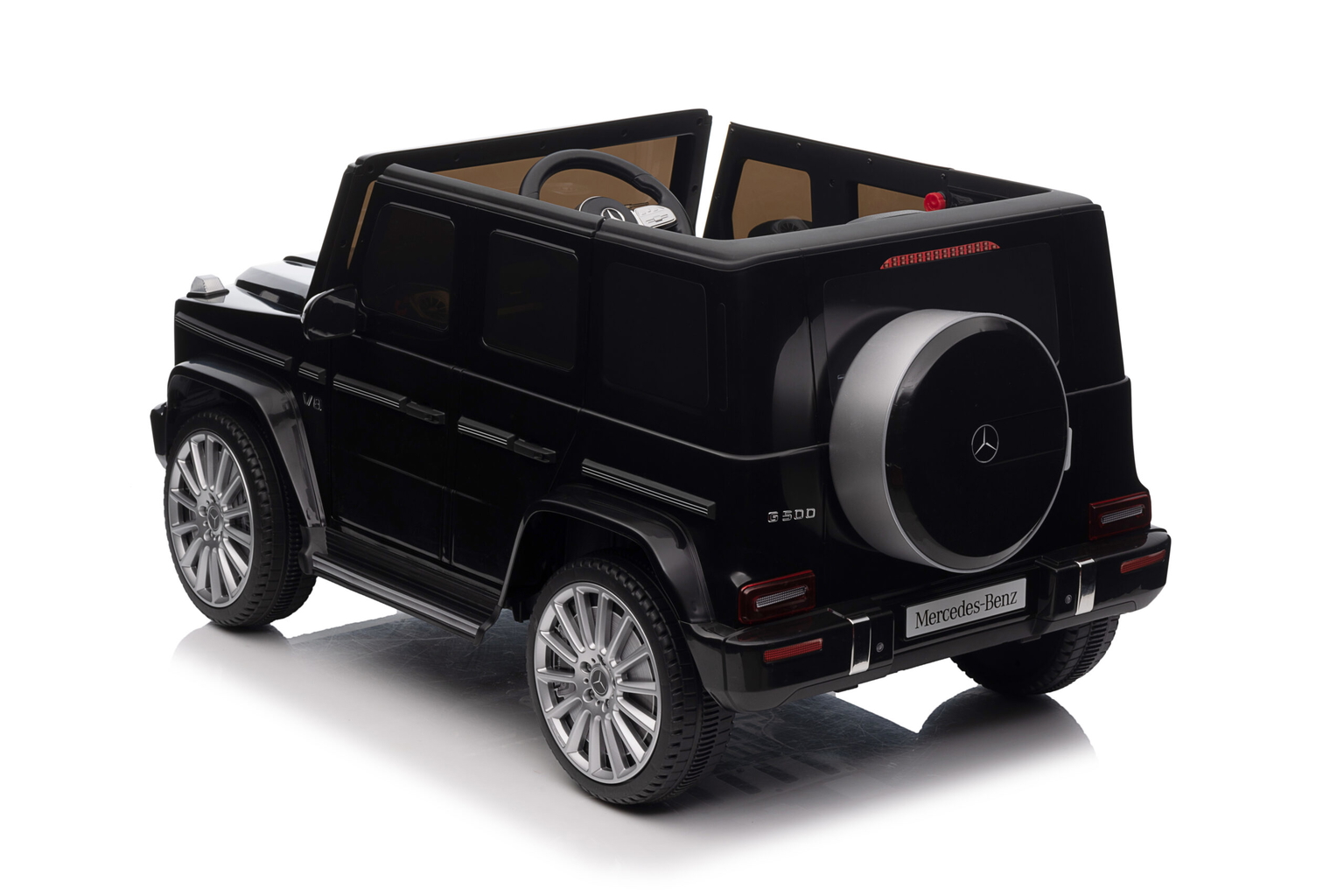 Vaikiškas elektromobilis "Mercedes G500", juodas - 5