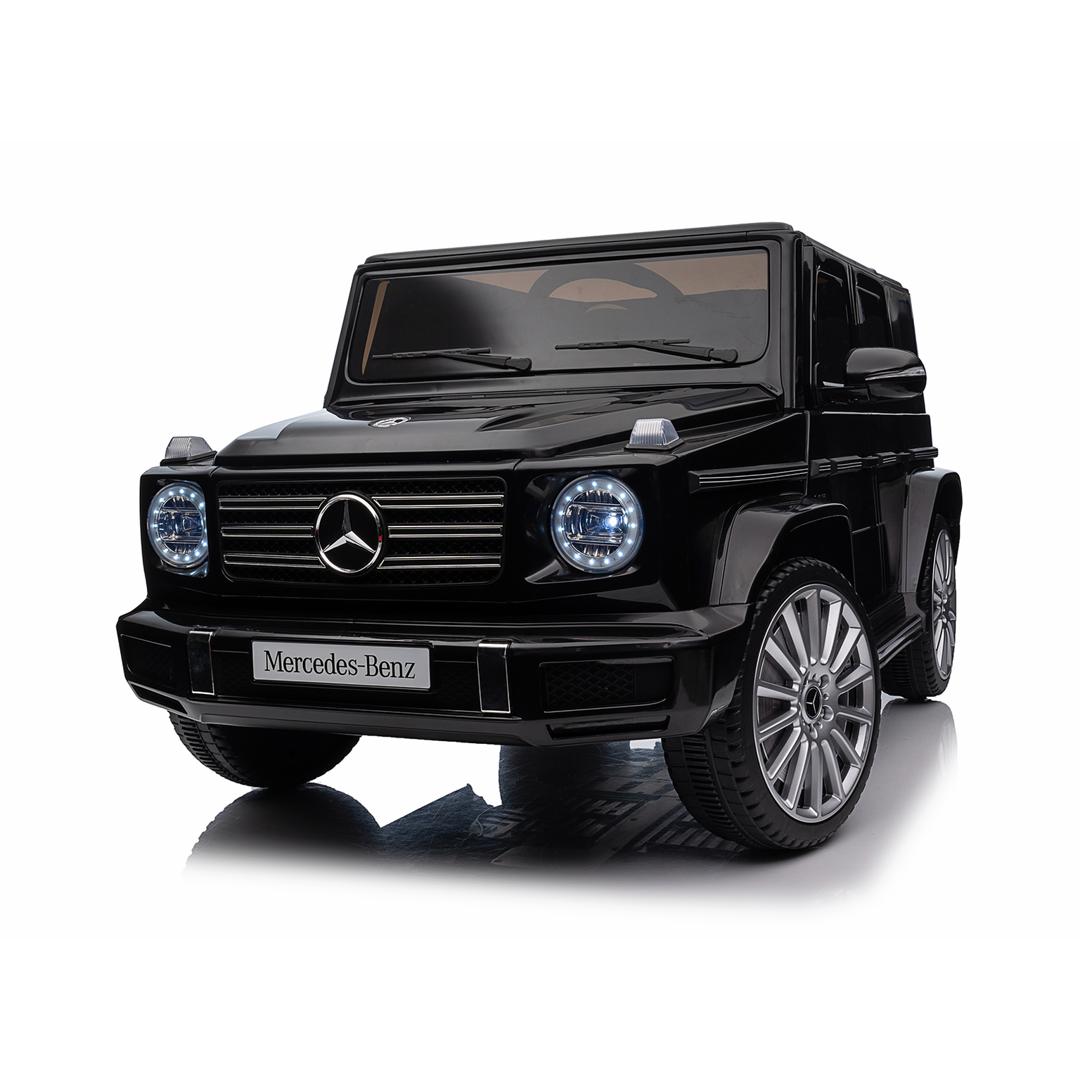 Vaikiškas elektromobilis "Mercedes G500", juodas-0