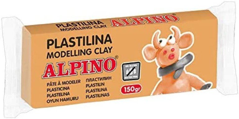 Plastilinas ALPINO, 150 g, šv. lašišos sp.