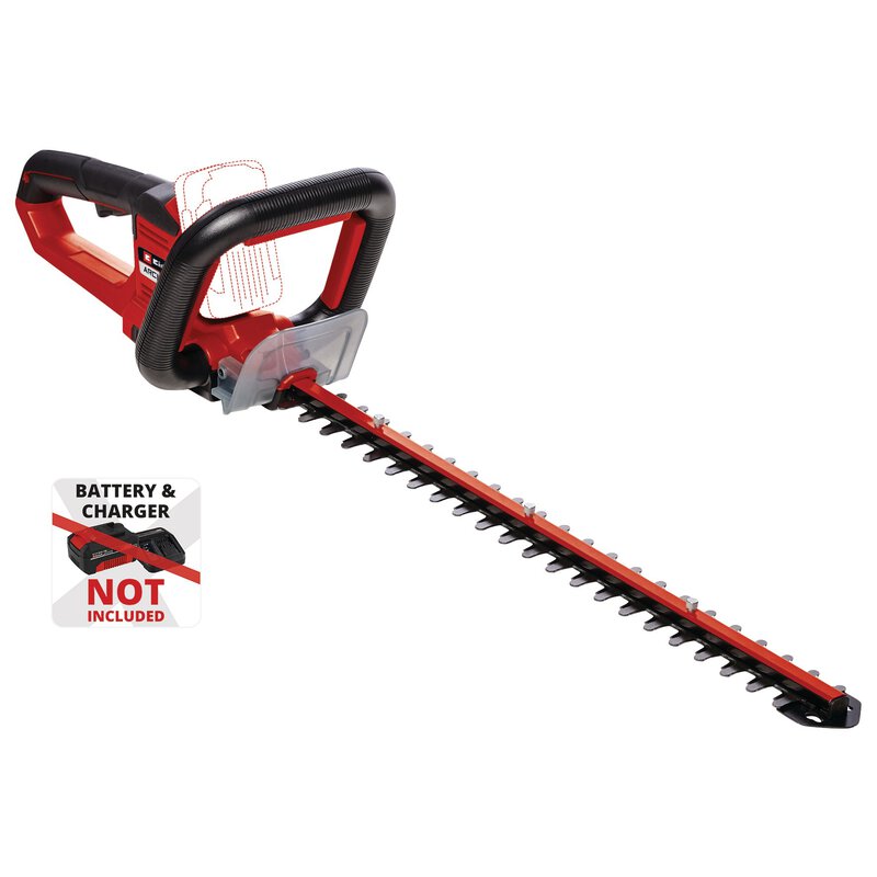 Akumuliatorinės gyvatvorių žirklės EINHELL Arcurra 18/55 Solo, 18 V, 62 cm, be akumuliatoriaus-0