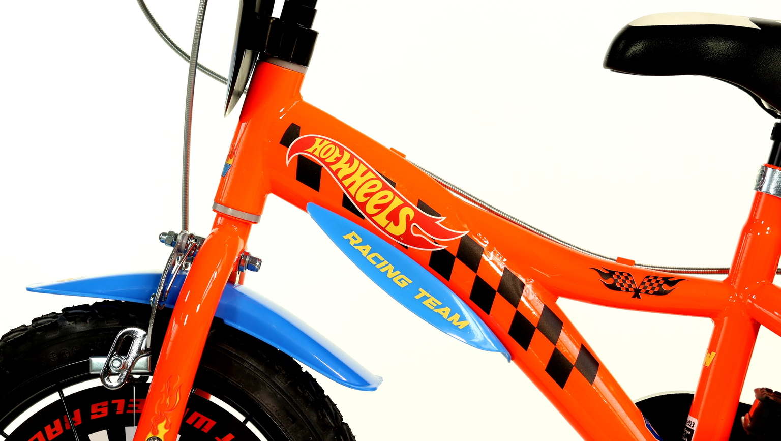 Vaikiškas dviratis Dino Bikes Hot Wheels, 14", oranžinis - 3