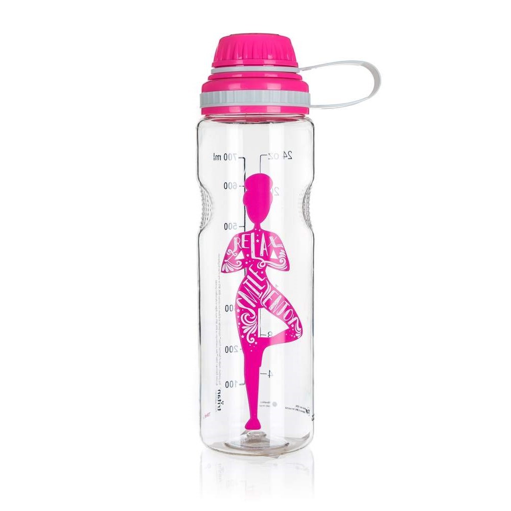 Sportinis butelis - gertuvė BANQUET YOGA, 750 ml-0
