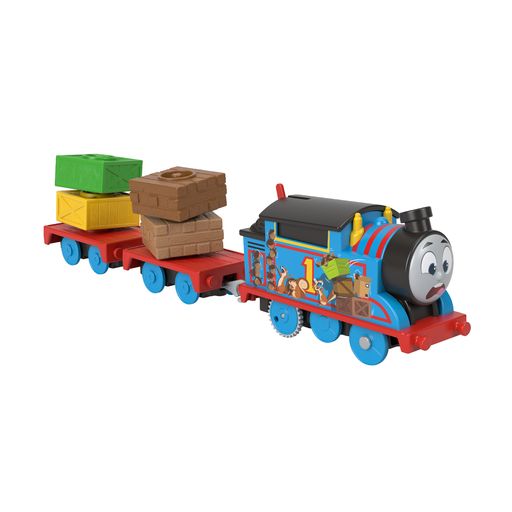 Thomas and Friends motorizuotas teminis garvežiukas su vagonu 2022, įvairių dizainų-1