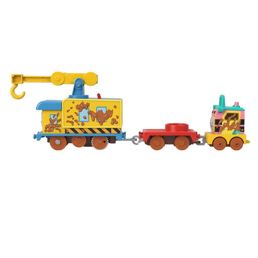 Thomas and Friends motorizuotas teminis garvežiukas su vagonu 2022, įvairių dizainų - 5
