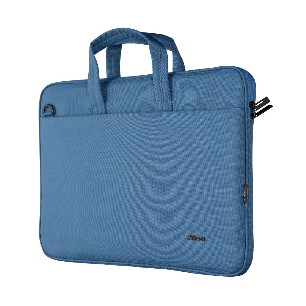 Nešiojamų kompiuterių krepšys Trust Bologna Eco Blue, mėlyna - 1