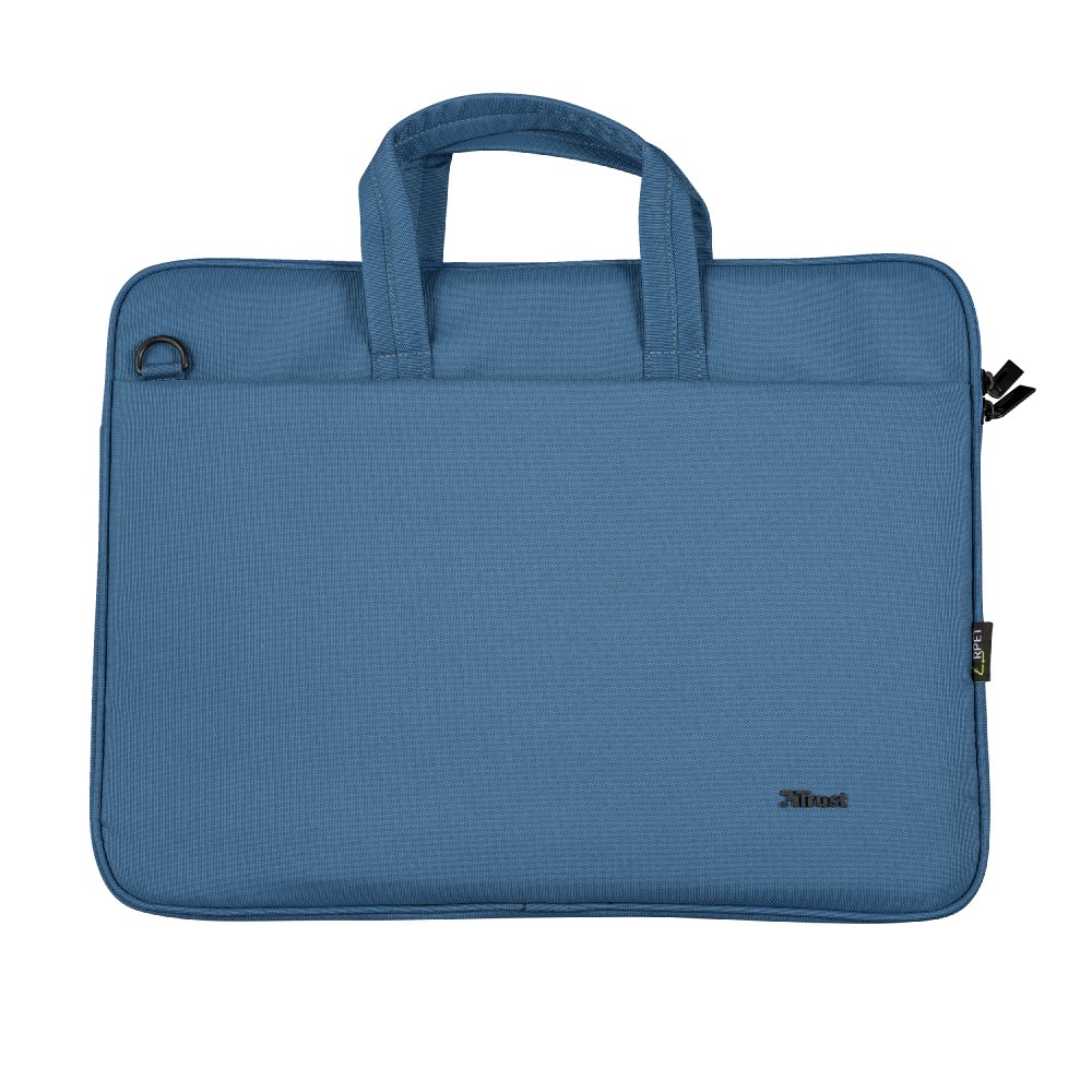 Nešiojamų kompiuterių krepšys Trust Bologna Eco Blue, mėlyna - 2