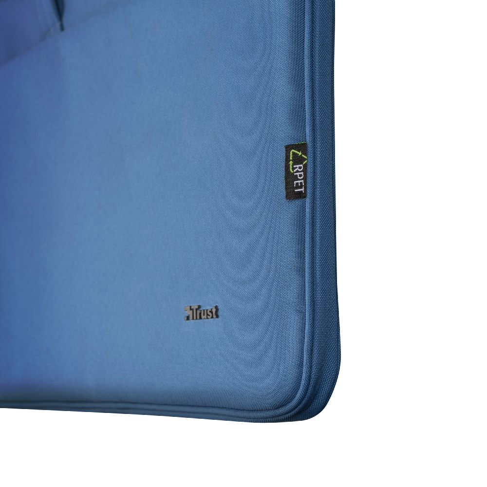 Nešiojamų kompiuterių krepšys Trust Bologna Eco Blue, mėlyna - 4