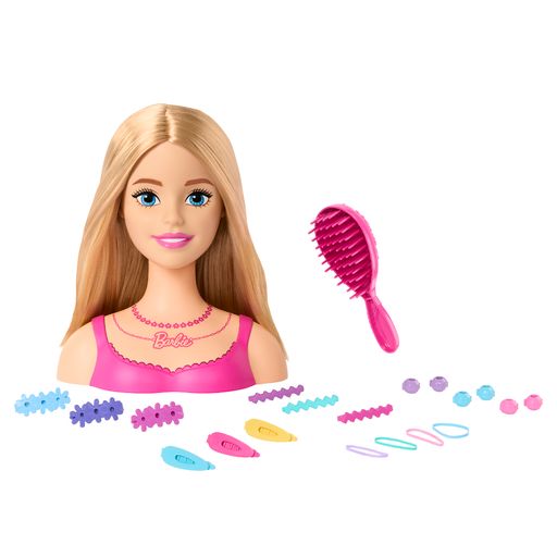 Barbie Styling Head stilizavimo galva  – šviesūs plaukai-0
