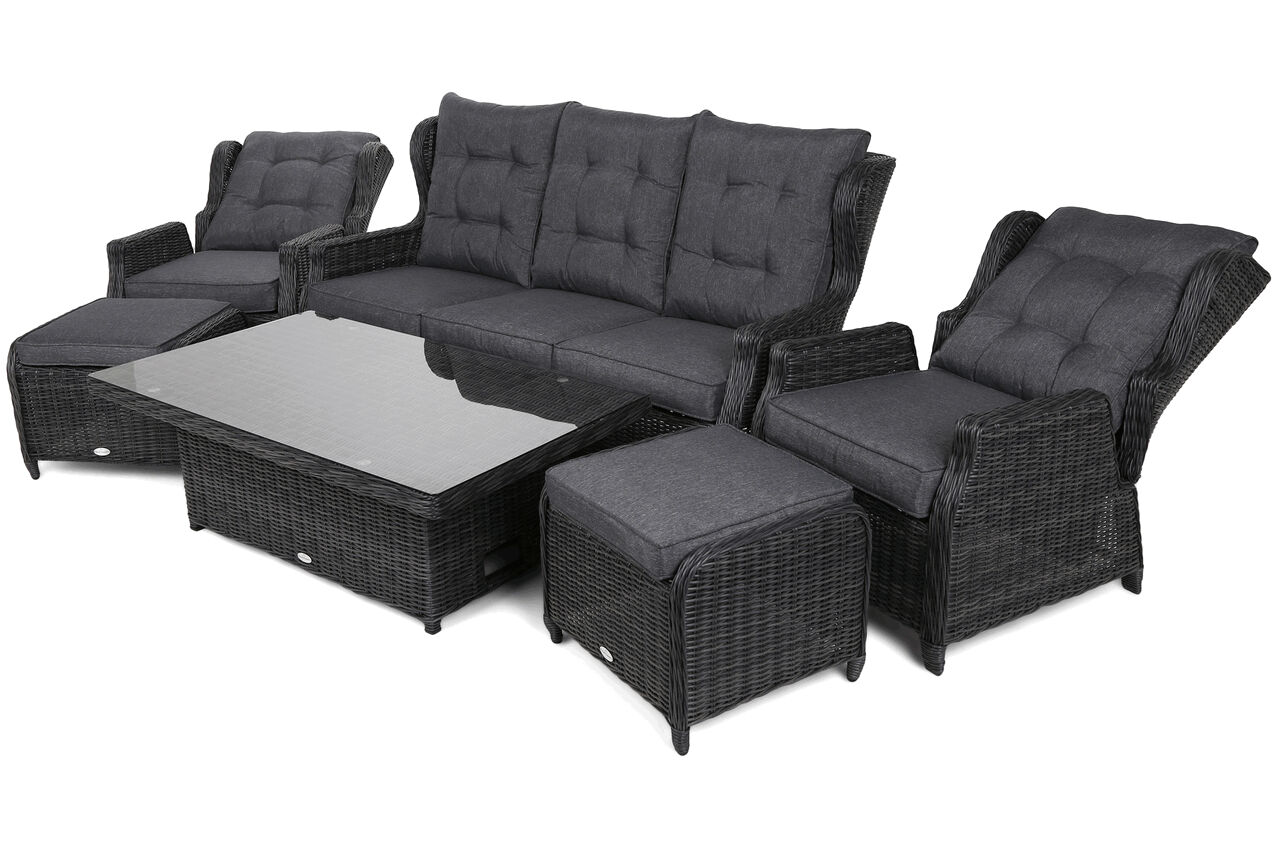 Lauko baldų komplektas Memfis, Grey/Grey Melange - 5