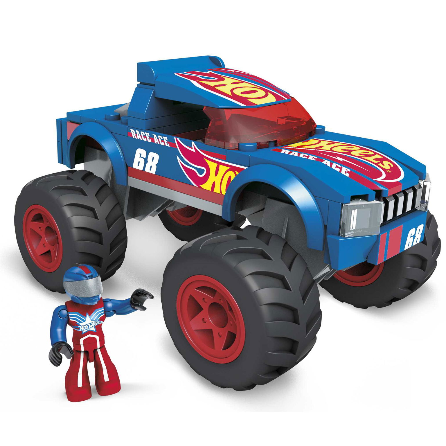 Mega Construx konstruktorius Hot Wheels Džipas mėlynas - 3