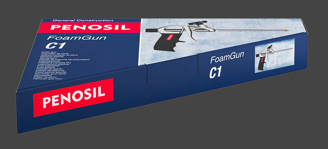 Montažinių putų pistoletas PENOSIL C1, 18 cm vamzdis-1