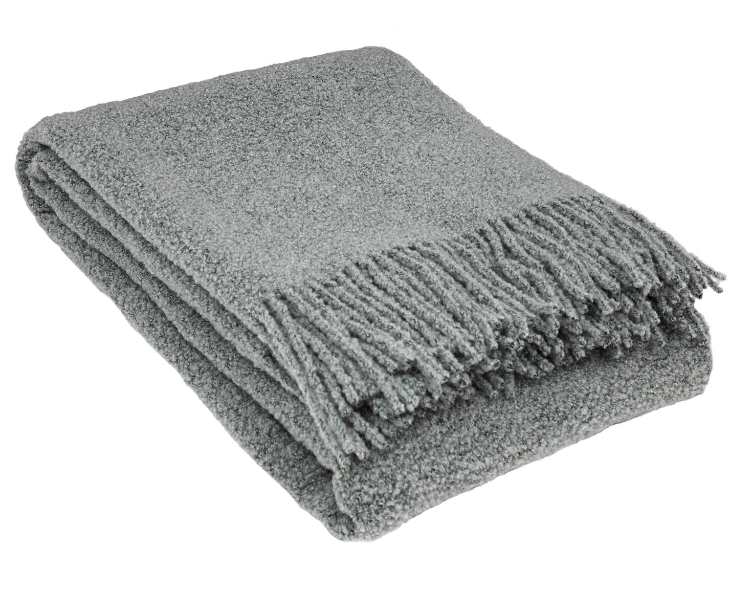 Pledas NOSTRA BOUCLE, pilkos sp., 140 x 200 cm, 80% vilnos, 20% poliesterio, 350 g/m2-0