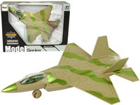 Karinis lėktuvas su garso ir šviesos efektais, rudas - 4