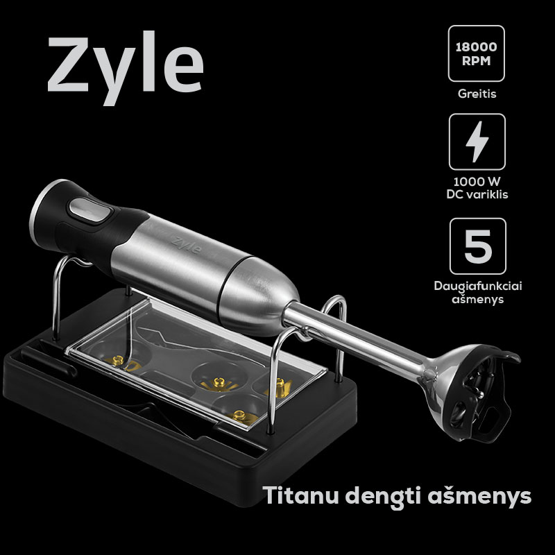 Trintuvas Zyle ZY101PRO, sidabro - 6