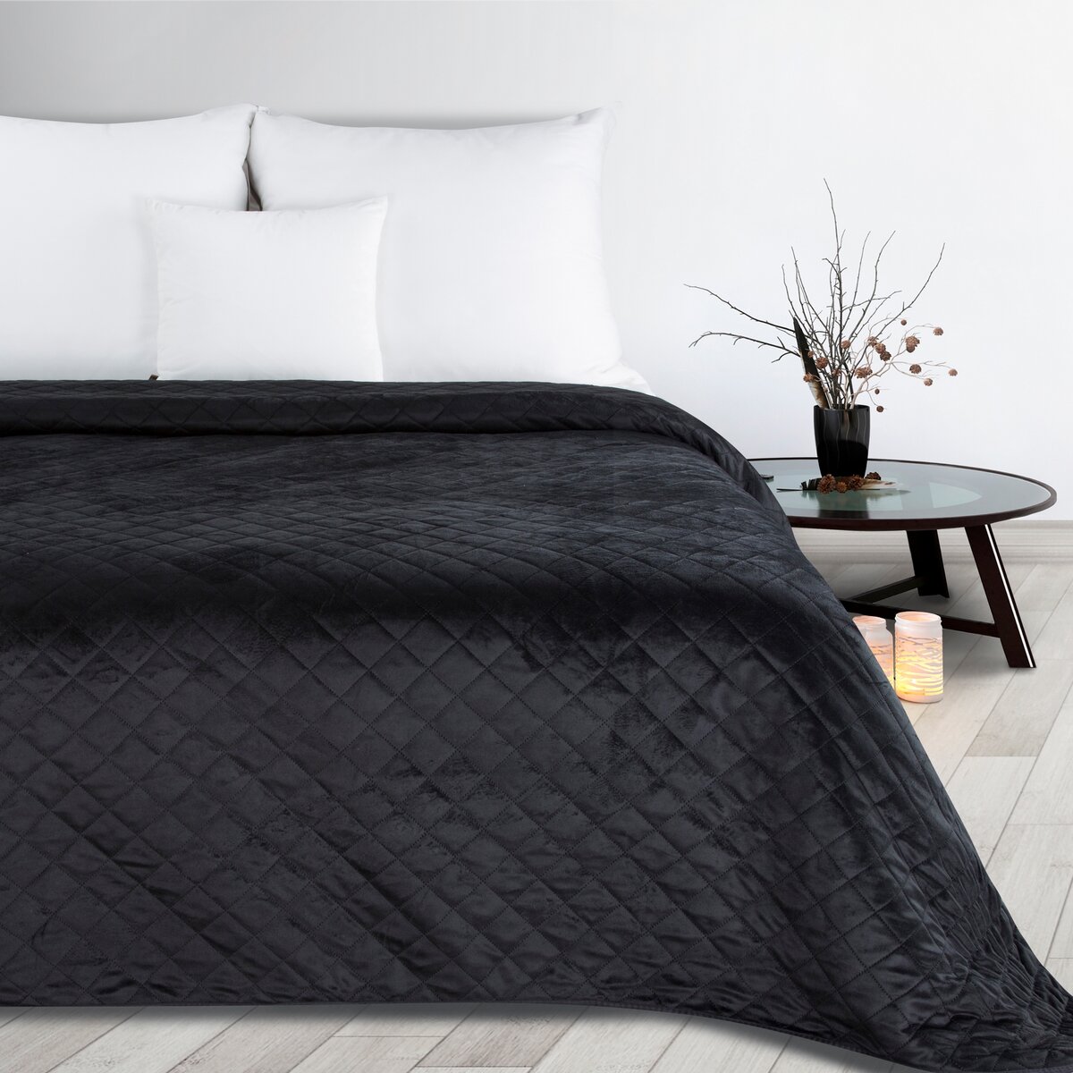 Lovatiesė NLO-03, 220x240 cm, juoda-0