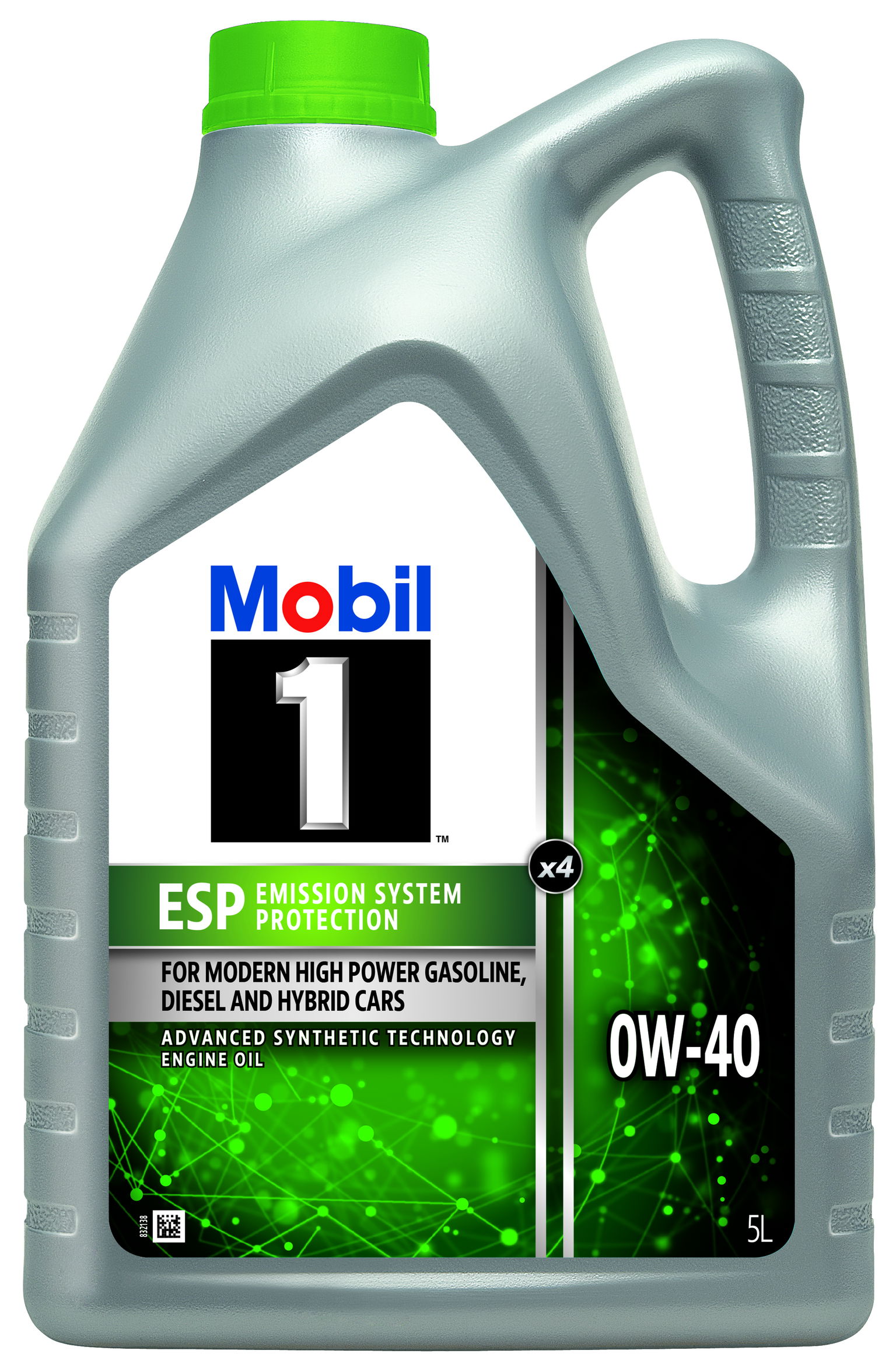 Automobilinė variklio alyva MOBIL 1 ESP X4 0W-40, 5L