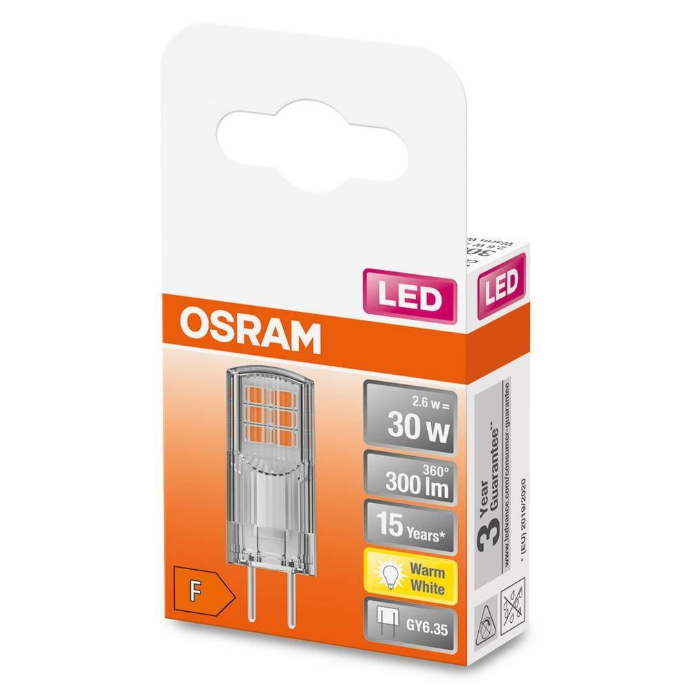 OSRAM LED kapsulinė lemputė PIN 28, GY6.35, 2,6W, 2700 K, 300 lm, šiltai baltos sp. - 2