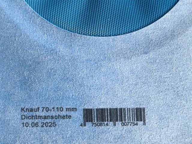 Hidroizoliacinis manžetas KNAUF, 70 - 110 mm - 3