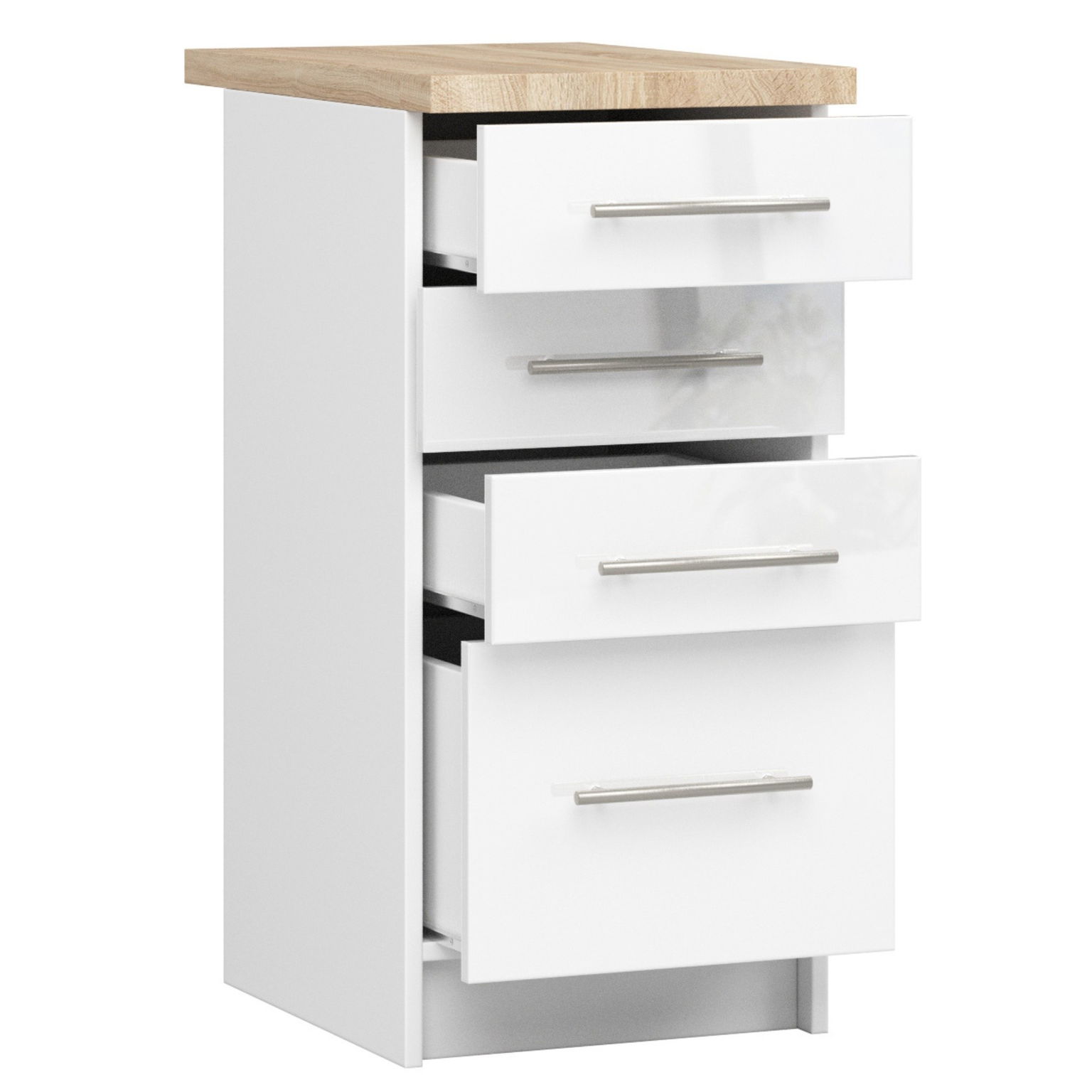 Virtuvės spintelė OLIVIA S 40 cm, balta-1