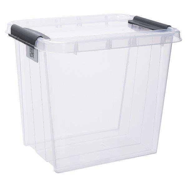Daiktadėžė PLAST TEAM PRO BOX, su dangčiu, 51 x 39 x 43,5 cm, 53 L