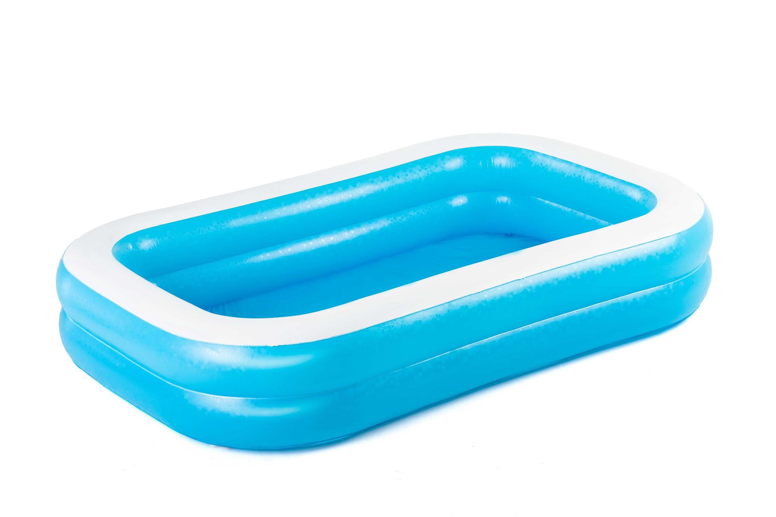 Pripučiamas baseinas BESTWAY BLUE RECTANGULAR, 262 x 175 x 51 cm-0