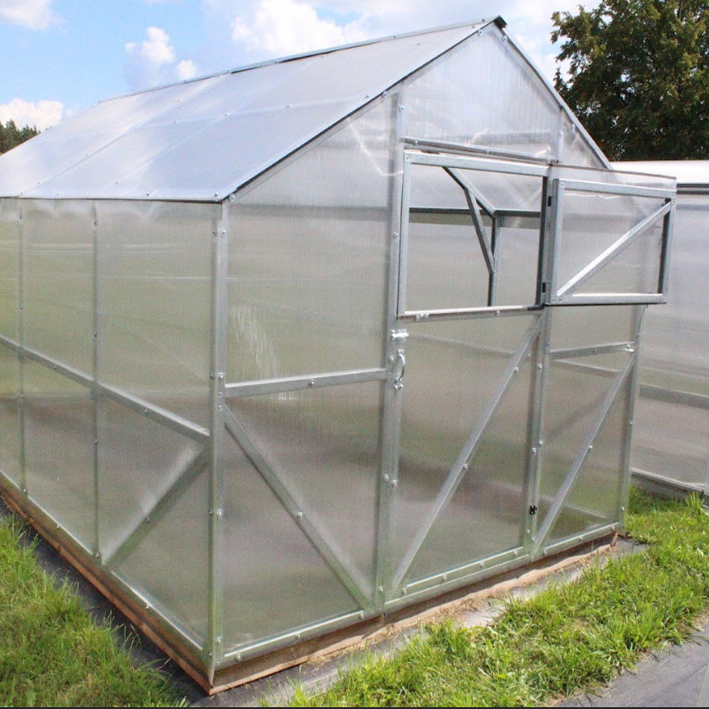 Šiltnamis CLASSIC, 4 mm polikarbonato danga, 2.5 x 6 m, 15 kv.m - 3