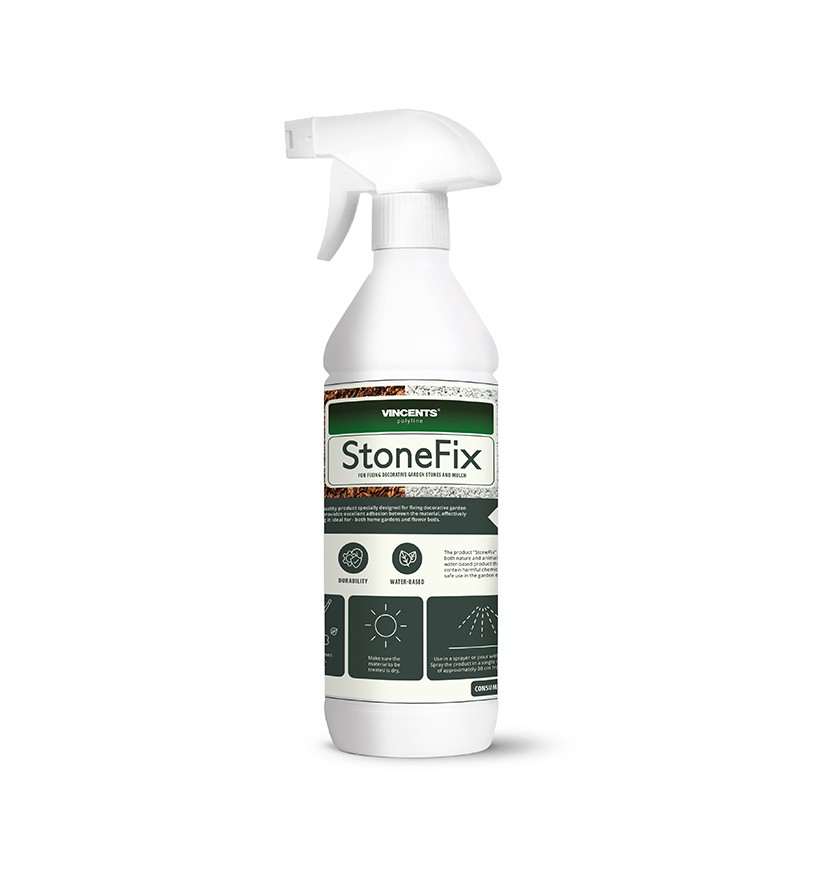 Skaldos ir mulčio tvirtinimo priemonė Vincents Stonefix, 1l-0