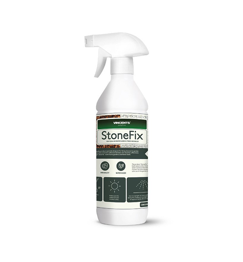 Skaldos ir mulčio tvirtinimo priemonė Vincents Stonefix, 1l-0