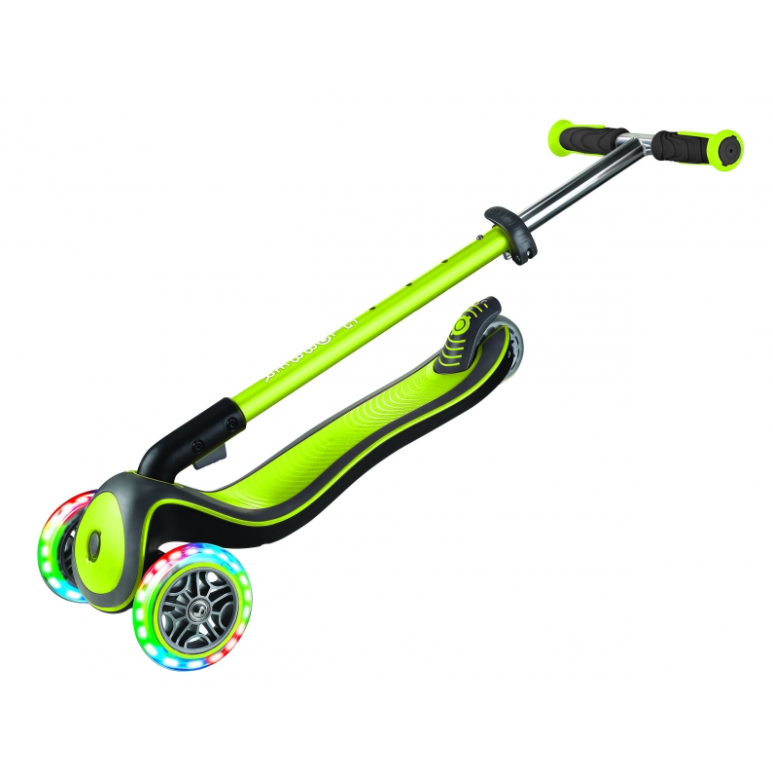 Paspirtukas GLOBBER Elite Deluxe Lights, žalios sp.-1